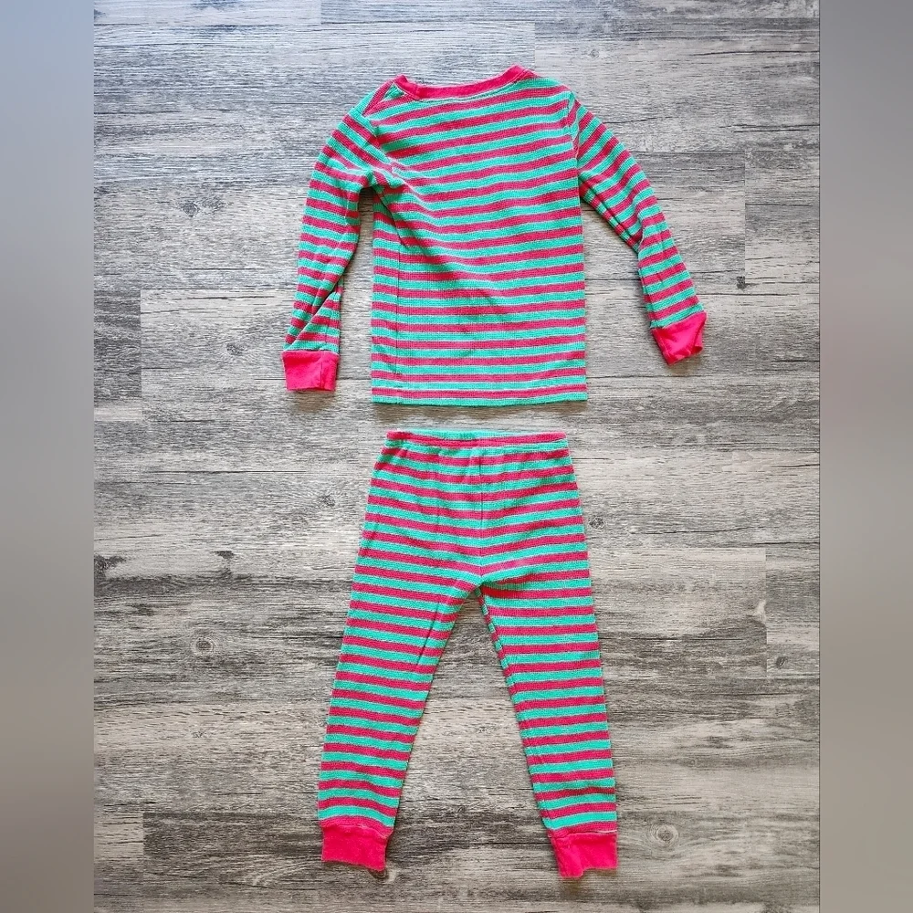 Carter's 3T Christmas Striped Pajama Sleepwear Outfit